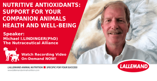 Nutritive antioxidants: support for your companion animals health and well-being webinar